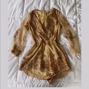 Showpo sequin romper
